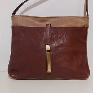 Lavorazione Artigianale Italy mini crossbody bag brown/tan